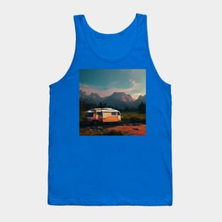 Van Life Camper RV Outdoors in Nature Tank Top